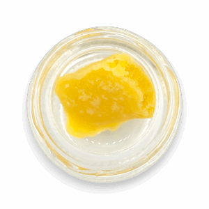 Dragon’s Breath Budder, spicy citrus hybrid concentrate, 1g jar, 35–45% THC