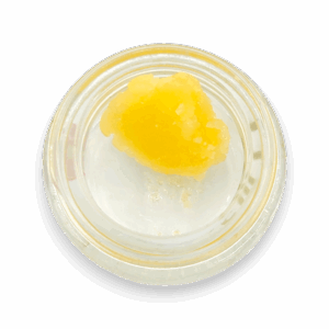 Ewok live resin concentrate in a 1g jar, Star Wars-inspired hybrid cannabis extract with 65–75% THC