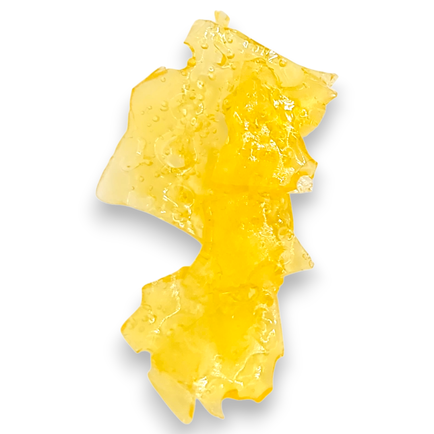Hawaiian Haze Shatter – golden glass-like cannabis concentrate with tropical aroma