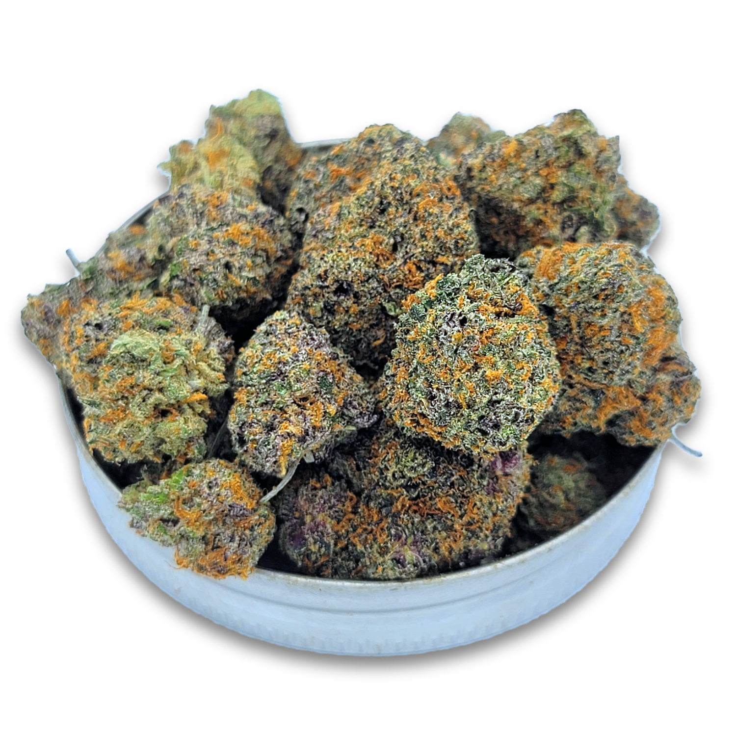 Joker Juice cannabis — vibrant green popcorn buds with sweet citrus and diesel aroma