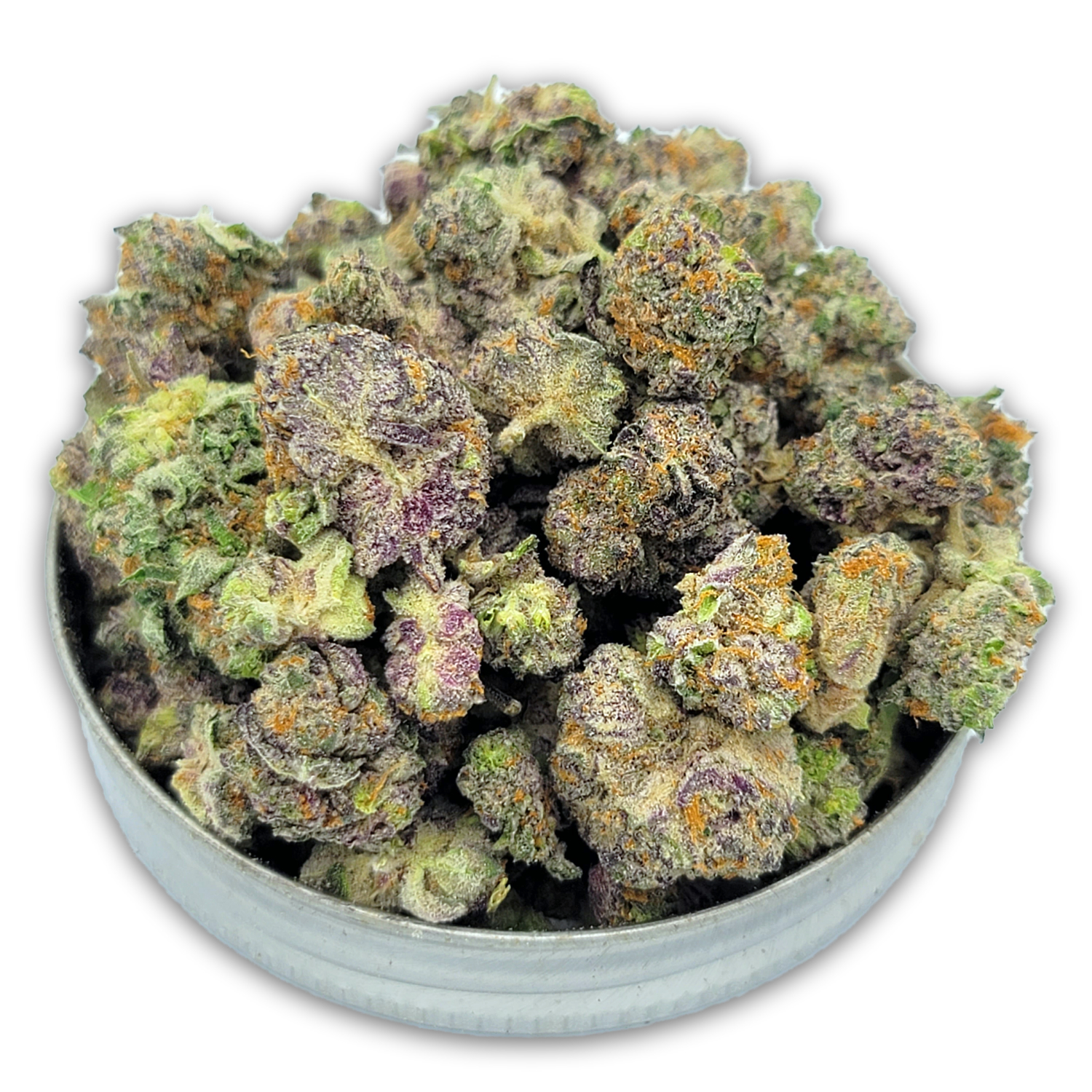 Durban Wedding Cake hybrid cannabis flower arranged for product photography