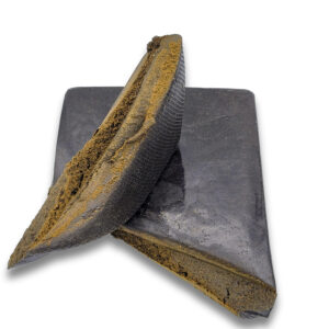 Midnight Honey Hash, Ultra‑rich hash slab crafted from THCa diamond sauce and solventless bubble hash for deep, flavorful nighttime sessions.